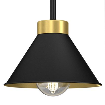 Lampe de table DEMET 1xE27/15W/230V noir/doré