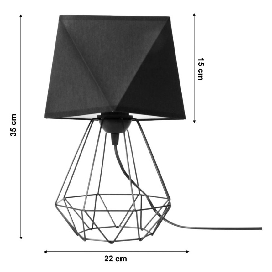 Lampe de table DIAMENT 1xE27/60W/230V