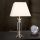 Lampe de table en cristal POKAL 1xE27/60W/230V crème/transparent