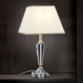 Lampe de table en cristal VERONIQUE 1xE27/60W/230V crème/transparent