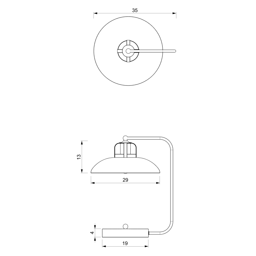 Lampe de table FELIX 1xE27/60W/230V verte