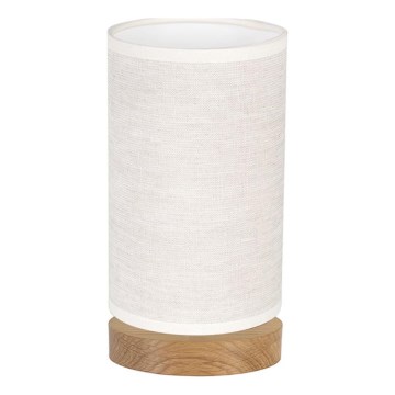 Lampe de table FIRE 1xE27/25W/230V chêne/chêne beige