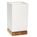 Lampe de table FIRE 1xE27/25W/230V chêne/chêne blanc - certifié FSC