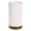 Lampe de table FIRE 1xE27/25W/230V chêne/chêne blanc