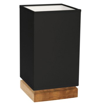Lampe de table FIRE 1xE27/25W/230V chêne/chêne noir - certifié FSC