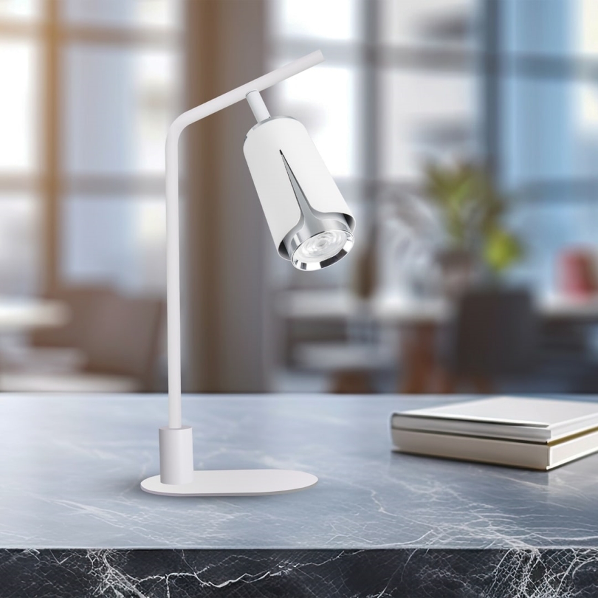 Lampe de table FLEUR 1xGU10/8W/230V blanc