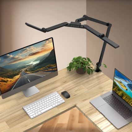 Lampe de table tactile flexible à intensité variable POINTIQ LED/24W/230V 3000-6500K CRI 92 noir