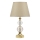 Lampe de table GOLD CRYSTAL 1xE27/40W/230V beige/dorée