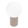 Lampe de table HALO 1xG9/8W/230V d. 12 cm beige
