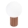Lampe de table HALO 1xG9/8W/230V d. 12 cm marron