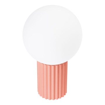 Lampe de table HALO 1xG9/8W/230V d. 12 cm rose