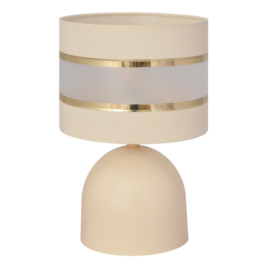 Lampe de table HELEN 1xE27/15W/230V crème/doré
