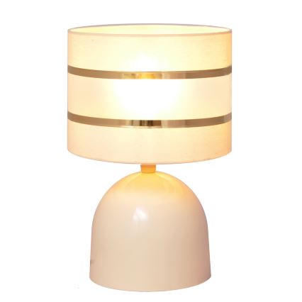 Lampe de table HELEN 1xE27/15W/230V crème/doré