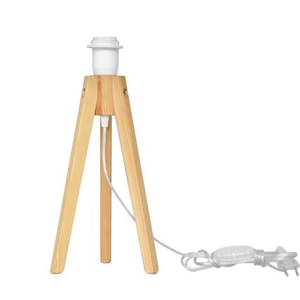 Lampe de table HELEN 1xE27/15W/230V crème/doré/pin