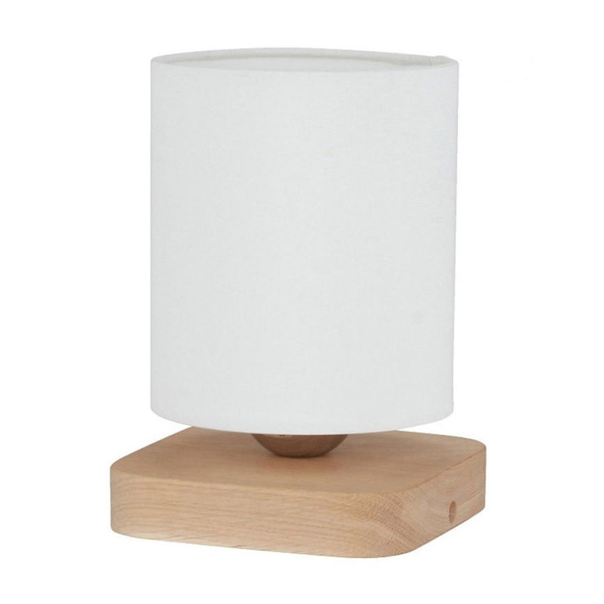 Lampe de table JENTA 1xE27/25W/230V chêne - certifié FSC