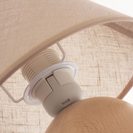 Lampe de table JUTA 1xE27/60W/230V - certifié FSC