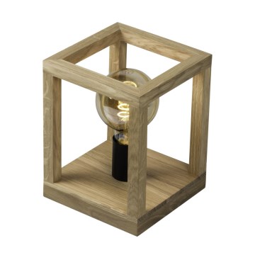 Lampe de table KAGO 1xE27/60W/230V chêne mat