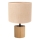 Lampe de table KRETA 1xE27/25W/230V chêne/chêne orangé
