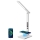 Lampe de table LED à intensité variable avec charge sans fil IQ et USB KINGFISHER LED/8,5W/230V blanc