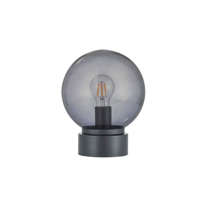 Lampe de table LED JIMMY 1xE27/60W/230V anthracite/noir fumé