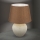 Lampe de table MASAI 1xE27/40W/230V céramique marron/beige