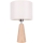 Lampe de table MERCEDES 1xE27/40W/230V d. 43 cm crème/chêne