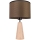 Lampe de table MERCEDES 1xE27/40W/230V d. 43 cm marron/chêne