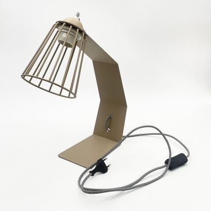 Lampe de table NANDO 1xE27/15W/230V beige