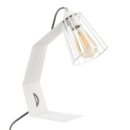 Lampe de table NANDO 1xE27/15W/230V blanche