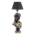 Lampe de table OPELYA 1xE27/40W/230V noir/doré