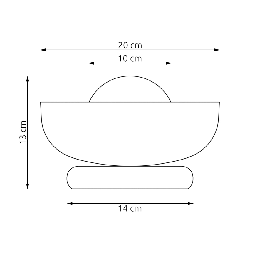 Lampe de table OZZY 1xG9/8W/230V blanche