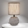 Lampe de table PINIA 1xE14/25W/230V céramique beige/gris