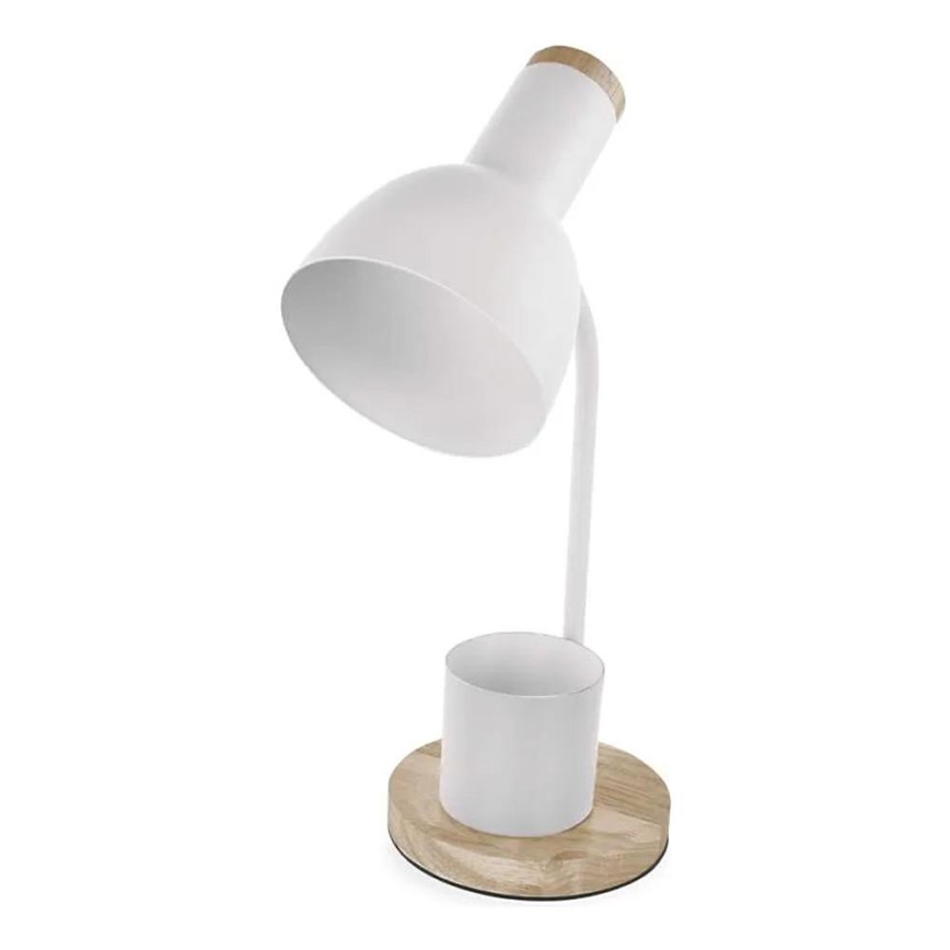 Lampe de table POPPY 1xE27/25W/230V blanche