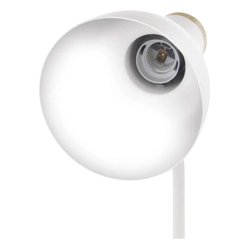 Lampe de table POPPY 1xE27/25W/230V blanche