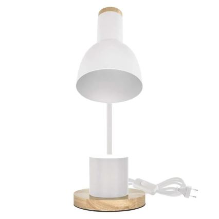Lampe de table POPPY 1xE27/25W/230V blanche