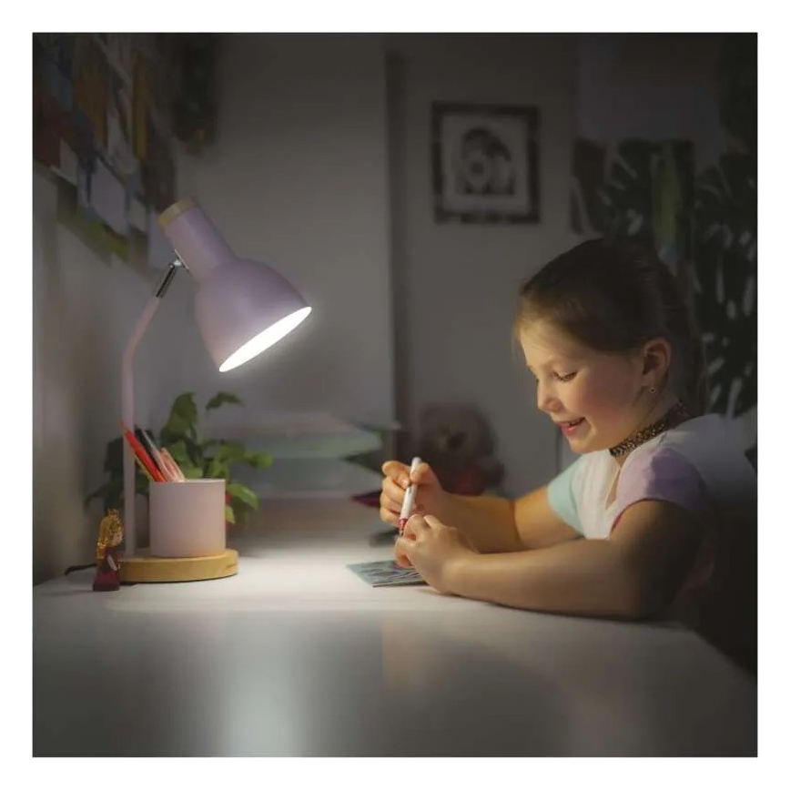 Lampe de table POPPY 1xE27/25W/230V rose