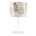 Lampe de table pour enfant GIRLS VIBES 1xE27/60W/230V Ø 18 cm J