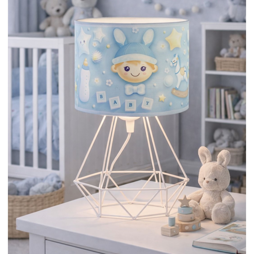 Lampe de table pour enfant KIDS ROOM 1xE27/60W/230V Ø 18 cm astronaute
