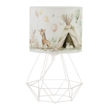 Lampe de table pour enfants KIDS ROOM 1xE27/60W/230V Ø 18 cm à motifs d