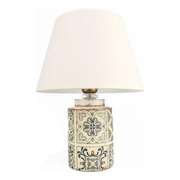 Lampe de table RAMZES 1xE27/40W/230V blanche