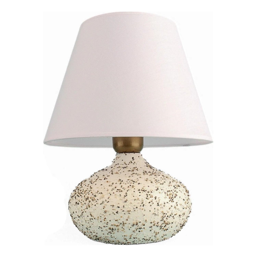 Lampe de table RAMZES 1xE27/40W/230V blanche