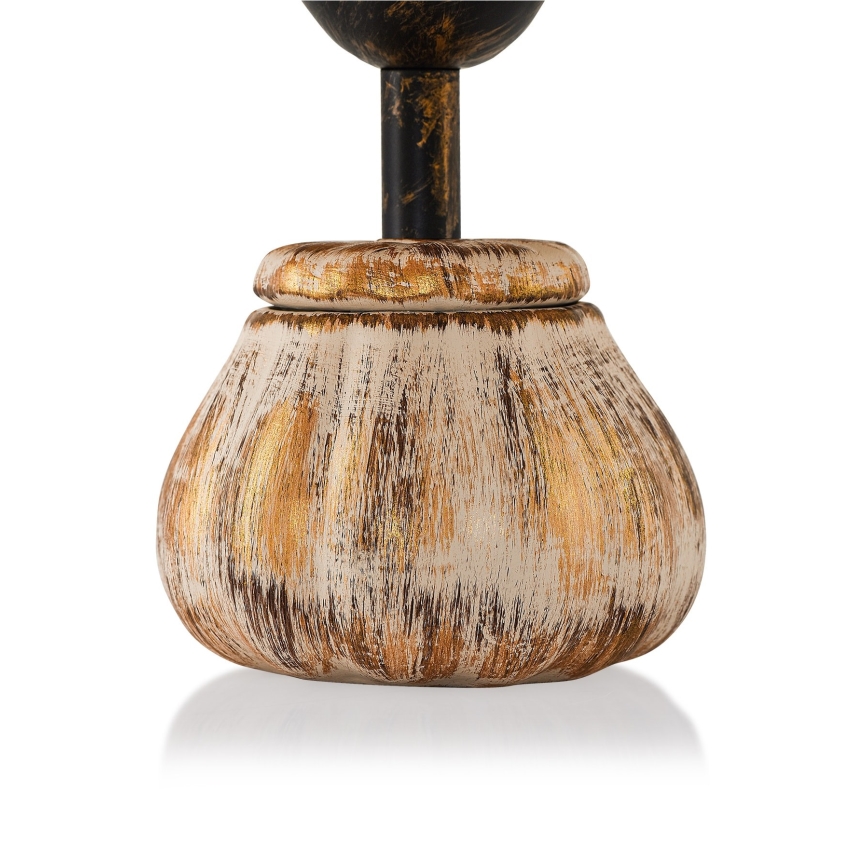 Lampe de table RAMZES 1xE27/40W/230V crème/dorée