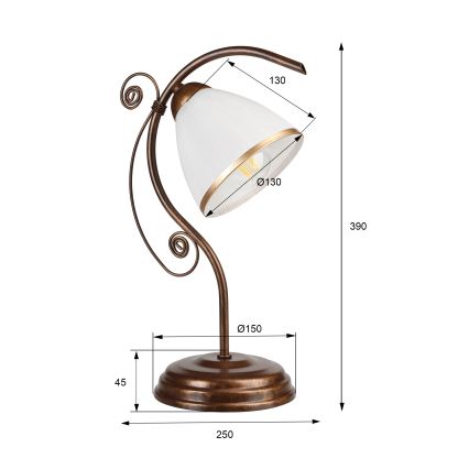 lampe de table RETRO II 1xE27/60W/230V