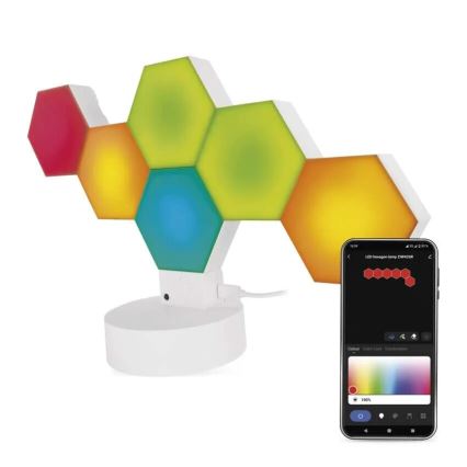 Lampe de table RGBIC à intensité variable GoSmart LED/5,5W/230V Wi-Fi Tuya