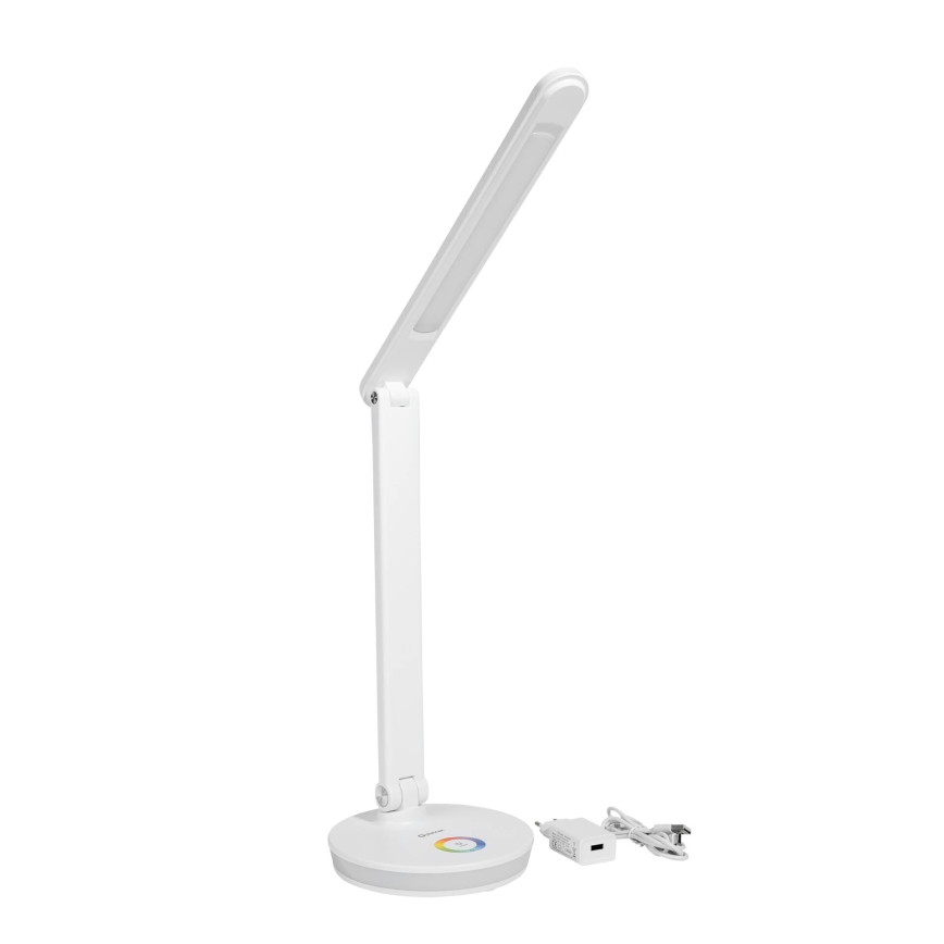 Lampe de table RGBW à intensité variable avec fonction batterie portative LED/12W/5V 2800-6000K blanc