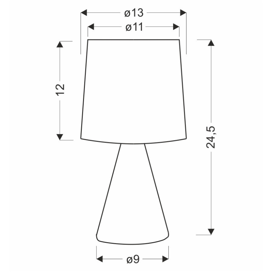 Lampe de table SATTI 1xE14/40W/230V beige