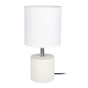 Lampe de table STRONG ROUND 1xE27/25W/230V béton
