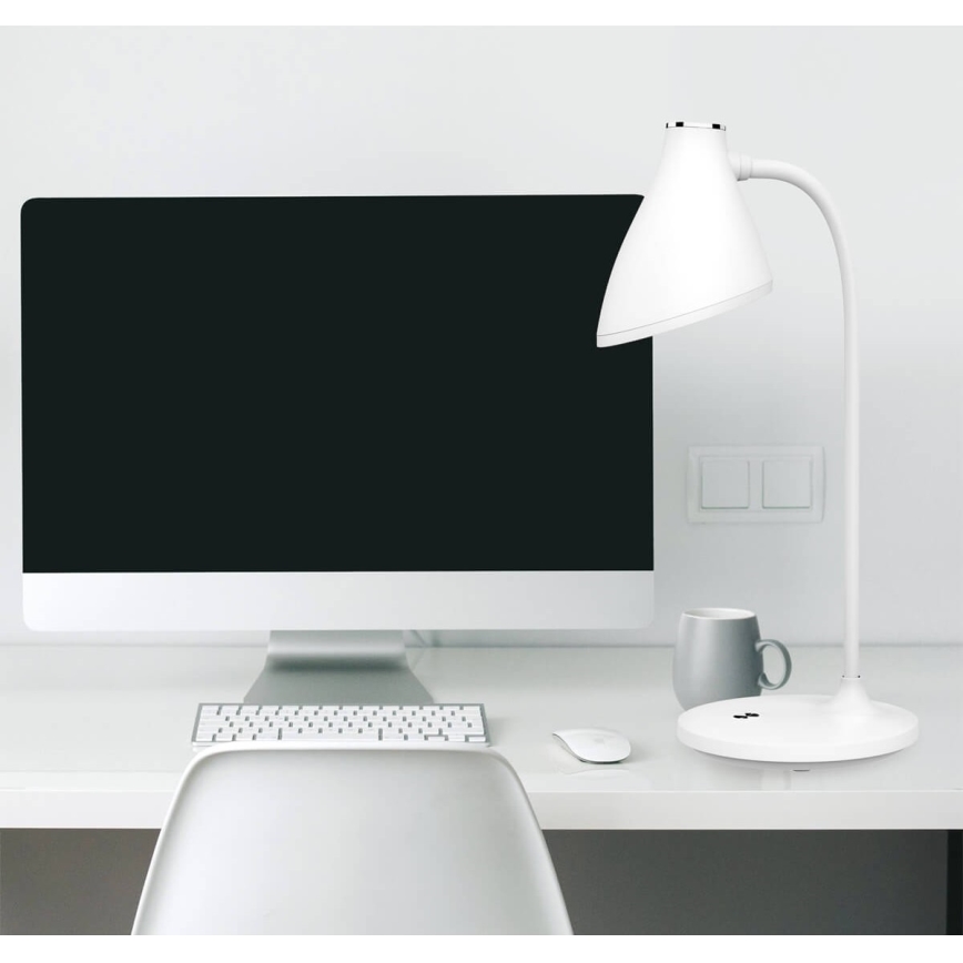 Lampe de table tactile à intensité variable LED/5W/5V 2400 mAh