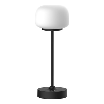 Lampe de table tactile à intensité variable RIMINI LED/2W/5V USB 2000 mAh noir/blanc