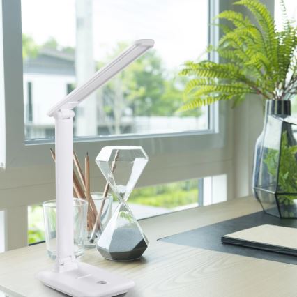 Lampe de table tactile LED à intensité variable VINTO LED/8W/230V blanc